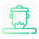 Medium Heat Food And Restaurant Kitchenware Icon