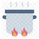 Medium Heat Flame Kitchen Icon
