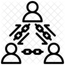 Medium Middleman Intermediary Icon