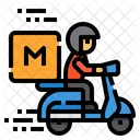 Medium Size Delivery  Icon