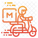 Medium Size Delivery  Icon