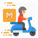 Medium Size Delivery  Icon