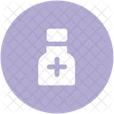 Medizin Flasche Glas Symbol