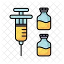 Impfstoff Medizin Spritze Icon