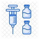 Impfstoff Medizin Spritze Icon