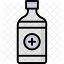 Medizinflasche Medizinglas Sirupflasche Symbol