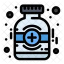 Flasche Medizin Medizin Symbol