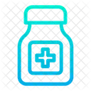 Medizin Flasche Tabletten Symbol