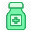 Medizin Flasche Tabletten Symbol
