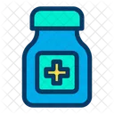 Medizin Flasche Tabletten Symbol