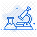 Medizinische Analytik Experiment Forschung Symbol