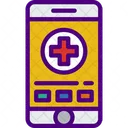 Medizinische App Medizinische Online App Gesundheitswesen Symbol