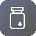 Medizin Flasche Plus Symbol