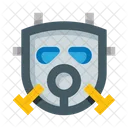 Medizinische Gesichtsmaske  Symbol