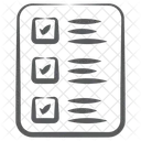 Aufgabenliste Checkliste Liste Icon