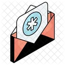 Medizinische Post E Mail Korrespondenz Symbol