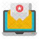 Medizinische Post E Mail Korrespondenz Symbol