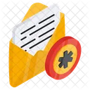 Medizinische Post E Mail Korrespondenz Symbol