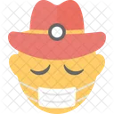 Medizinische Maske Emoji  Symbol