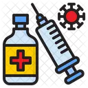 Coronavirus Impfstoff Medizin Impfstoff Icon