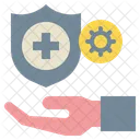 Unterstutzung Gesundheit Pflege Symbol