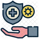Unterstutzung Gesundheit Pflege Symbol