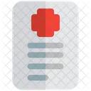 Medizinischer Bericht  Symbol