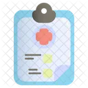 Medizinischer Bericht  Symbol