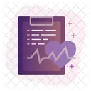 Medizinischer Bericht  Symbol