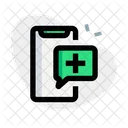 Medizinischer Chat  Symbol