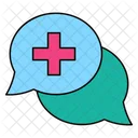 Medizinischer Chat  Symbol