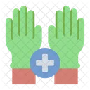 Medizinischer Handschuh  Symbol