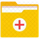 Ordner Gesundheitswesen Krankenhaus Symbol