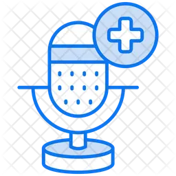 Medizinischer Podcast  Symbol