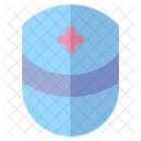 Medizinischer Schutz Medizin Gesundheitswesen Symbol