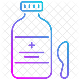 Medizinischer Sirup  Symbol