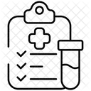 Medizinischer Test  Symbol