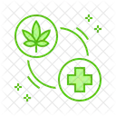 Medizinisches Cannabis  Symbol