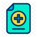 Dokument Datei Gesundheit Icon