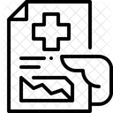 Medizinisches Ergebnis  Symbol