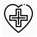 Medizinisches Kreuz  Symbol