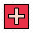 Medizinisches Kreuz Medizinische Hilfe Medizinisches Plus Icon