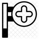 Medizinisches Kreuzsymbol Symbol