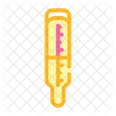 Medizin Quecksilber Thermometer Symbol