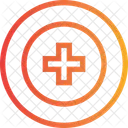 Rotes Kreuz Medizinische Zeichen Zeichen Symbol