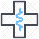 Medizinische Zeichen Kreuz Gesundheitswesen Symbol