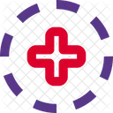 Medizinische Zeichen Medizinische Hilfe Medizinisches Kreuz Symbol