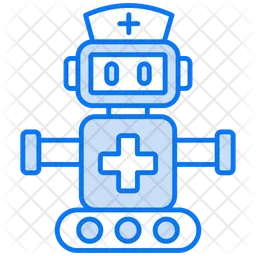 Medizinroboter  Symbol