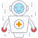 Medizinroboter Bionischer Mensch Humanoid Symbol