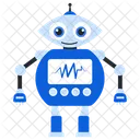 Medizinroboter Bionischer Mensch Humanoid Symbol